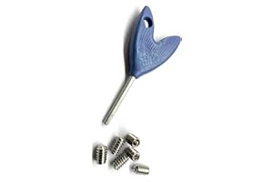 ECOMB Eco FCS Fin Key & Screws For Surf Board Produced With 100% Marine Waste Plastic (Tie Dye)