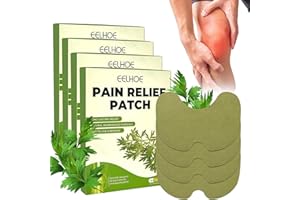 COLEESON 40 Stück Pain Relief Patch Knie, Schmerzlinderung Patch, Wellness Pain Relief Patches Knie Wärmepflaster Schmerzpflaster Schmerzlinderungspflaster für Knie, Rücken, Nacken, Schultern, Muskelkater (B)
