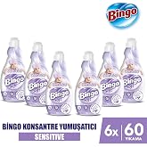 Bingo Soft Konsantre &Ccedil;amaşır Yumuşatıcısı Sensitive 1440 Ml X 6 Adet
