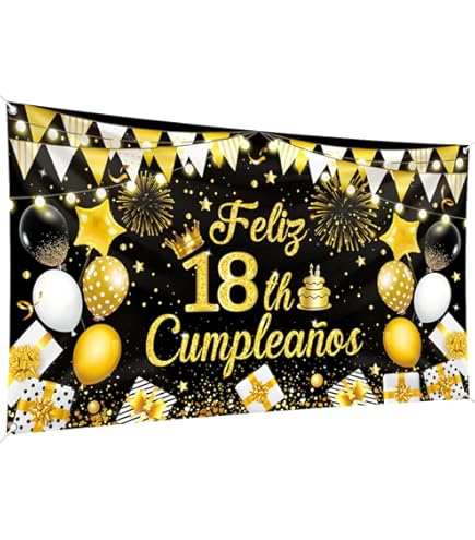 Acheter 25PCS Accessoires De Photomaton En Espagnol Avec Cadre Anniversaire Photobooth Photocall Gonflable Rétro Cabine Noir Doré Props Selfie Décoration (Multicolore 40ans) ? Comparer Chez