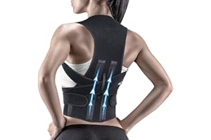 JINGSHUBO Supporto dritto, correzione posturale per la schiena da donna e da uomo, correttore posturale, supporto lombare, correttore posturale regolabile, per creare una postura verticale e sicura di sé