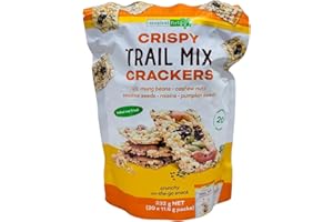 GENERIC Harrissen Select In Season Snacks – Crispy Trail Mix Crackers – 20 Pack (232g) | Crunchy Bite-Size Crackers with Nuts & Seeds | Perfect for Snacking & Sharing