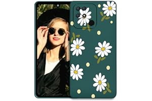 POUHYE Funda para Xiaomi Redmi 10C Carcasa, Suave Delgado de Silicona TPU Cubierta Protectora con Protección de la Cámara, Resistente a Prueba de Golpes Case para Xiaomi Redmi 10C Verde Oscuro