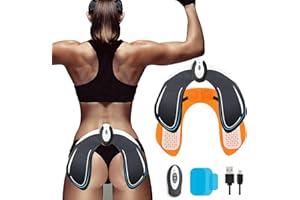 Queath Hips Trainer Electrostimulateurs fessier - Appareil Electrostimulation Musculaire Homme et Femme, Appareil Musculation Electrique Hanches et Fesses, Electrostimulateur Musculaire Fessier