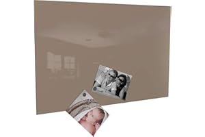 Colours-Manufaktur Magnettafel Magnetwand inkl. 4 Magnete (Cappuccino/beige, 60 x 90 cm)