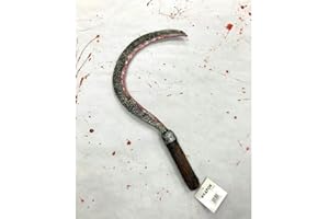 Stylex Party Ltd Super Hard Foam Sickle Knife Halloween Vampire Weapons PU Foam Fancy Dress Movie TV Props