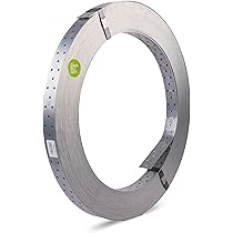 Nastro Forato In Acciaio Zincato - 20mm X 10m, Fori Ogni 12mm - Foto 3