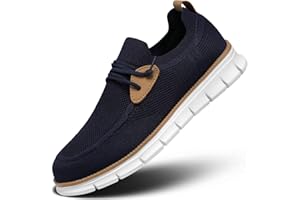 KEEZMZ Scarpe da Barca Uomo Comode Scarpe da Ginnastica Basse Slip On Loafer Mocassini Leggera Sneaker Scarpe da Guida Casual