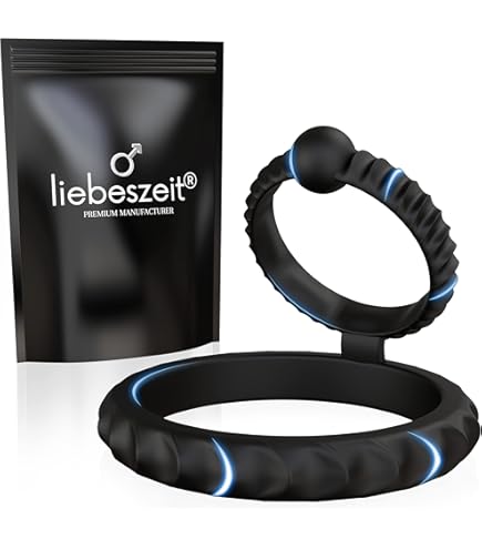 Dual Cock Ring Soft Silicone Time Delay Erection Cock Ring For Men Sexy