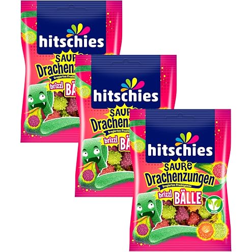 Hitschies Sour Dragon Tongues Fruit Gum, 125 g - View 6