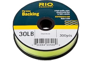 RIO BRANDS Rio Fly Fishing Backing Dacron 30Lb 300 yd. Fly Tying Equipment, Chartreuse