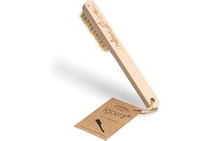 Igoera Climbing Brush Premium | Brosse Escalade en Bois de Cerisier pour Nettoyer Les Blocs, Prises, Barres et Structures perforées pour Doigts…