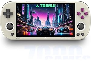 TRIMUI SMART PRO Retro Handheld Spielkonsole 256G mit 14300+Spielen, 4.96-Zoll Linux System Retro-Arcade A133P Processor Handheld Emulator Videospieler für Kinder Erwachsene