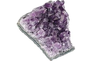 Nupuyai Natürliche Amethyst Druse Rohstein Unregelmäßig Kristall Cluster Drusenstück Reiki Heilstein Dekoration