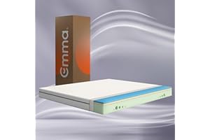 Emma One+ Matratze 140x200 H3 Hart – Kühlende & atmungsaktive 3-Zonen-Schaummatratze – Ergonomisch, Klimaregulierend & Waschbarer Bezug – Für alle Schlafpositionen geeignet