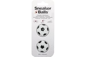 Sof Sole Sneaker Balls Déodorant & Boules Rafraîchissantes, Élimine les Odeurs de Chaussures/Sacs de Sport/Casiers, Diamètre 3,8 cm, Action Rotative Rapide, 90 Jours de Fraîcheur - Football