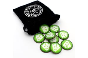 DAHAN DICE D&D Numbered Monster Token Markers for Dungeons and Dragons (Goblin)