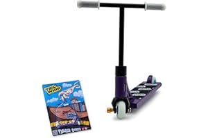 Finger Scooter aus Metall für Schwindelerregende Tricks von Tail Whip, Mini Roller Spielzeug, das die Handmotorik fördert, Kompatibel mit Finger Tech Skateboard, Finger Skatepark, Fingerbike BMX, MBP