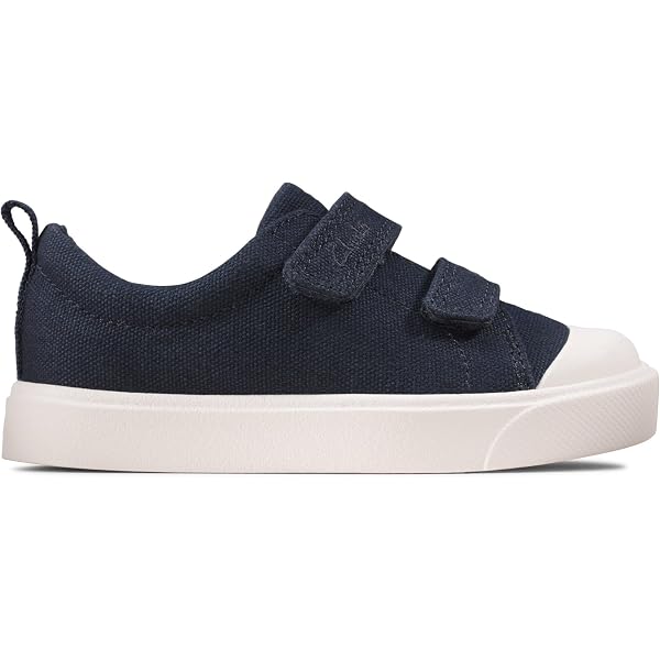 Clarks City Bright T Sneakers Für Jungen – Low-Top, Aus Glattleder, Leicht & Bequem