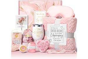 SUOPDH Wellness Geschenke für Frauen 11tlg, Geburtstagsgeschenk für Frauen, Geschenk für Beste Freundin Schwester Frau Kollegin zum Weihnachten Geburtstag, Entspannung Geschenkset