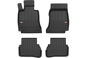 ‎M MOTOS M MOTOS Gummimatten Auto Fussmatte passt für Mercedes C-Klasse W205 2014-2021 Verbessern Sie Ihren Reisekomfort mit Antirutschmatte Auto 3D- Allwetter fußmatten Auto, Schutz vor Verschmutzung