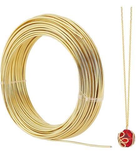 Fil En Aluminium Calibre 20 (0,8 Mm) - 25 Mètres, Souple Et Résistant Pour Bijoux, Sculpture Et Projets Créatifs