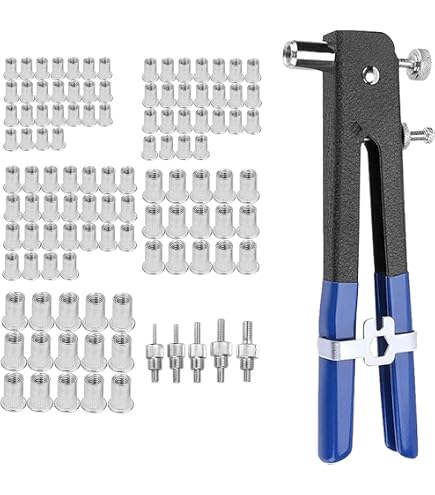 Outil Pneumatique Pour écrous à Rivets - Proset XTN20 - Pour Stores Pneumatiques, écrous M4 à M8 - Gris - 8