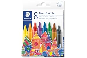 Staedtler 229 NC8 Noris Club Crayon de Cire Géant (Paquet de 8)