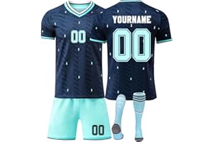 Deutschland Trikot Kinder WM 2026, Personalisiert Trikot mit Namen und Nummer für Kinder Erwachsenen, WM 2026 Fußballtrikot Set: T-Shirt, Shorts und Socken
