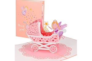AUXSOUL 3D Pop up babykarten zur Geburt Junge,Karte Baby Geburt,Babykarte Baby Glückwunschkarte,Glückwünsche für Baby,Gift für Birth Handmade Baby Card
