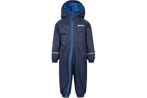 Mountain Warehouse Spright Junior Combinaison de Pluie imperméable - Imperméable et très Chaude avec Coutures étanches et Doublure en Polaire - pour l'automne