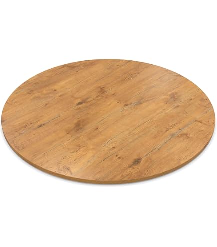 Plateau De Table En Hêtre Clair 100x70 Cm Épaisseur 28 Mm - Panneau Aggloméré Revêtu Avec Bord ABS, Pour Bureau Ou Table à Manger - 4