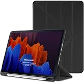 Microsonic Samsung Galaxy Tab S11 i&ccedil;in Kılıf Origami Pencil Siyah [Galaxy Tab S11 ile Uyumlu Kılıf - Siyah]