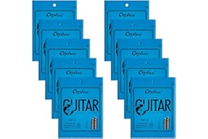 POGOLAB Guitar Strings - Phosphor Bronze Electric Guitar Strings - Thin, 9-42, Light/Medium - For 6 String Guitars - 10 SETS