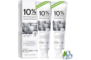 10 % nHAp hydroxilapatit tandkräm – fluoridfri tandkräm med hydroxilapatit för känsliga tänder och emaljvård – hydroxiapatit