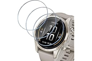 Wonsoso Schutzfolie Kompatibel mit Garmin Fēnix 7S Pro/Epix Pro 42mm für Panzerglas, 3 Stück 9H Härte Displayschutz, Anti-Kratzen Anti-Bläschen Panzerfolie, HD Displayschutzfolie Panzer Schutz Glas
