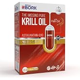 BorkSwiss Krill Yağı 900mg &ndash; Kolin ve Astaksantin İ&ccedil;eren Saf Krill Yağı &ndash; Parafinsiz, Hava Ge&ccedil;irmez, Okside Olmayan 30 Liborc