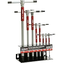 ARES 8-teiliges Inbusschlüssel-Set – Metrisch, 3-Wege-T-Griff Mit Spinner