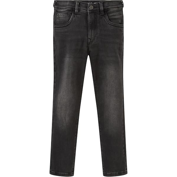 TOM TAILOR Jungen Jeans Tim Skinny Fit - Elastische Bundweite, Five-Pocket, Aus Weicher Baumwolle-Elasthan-Mischung, Für Freizeit & Anlässe Wie Schule, Geburtstag