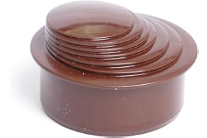 DYKA / KARMAT Reduzierstück Adapter Fallrohrfilter Regenrohrfilter 63-110mm KG/HT Rohr (Braun)