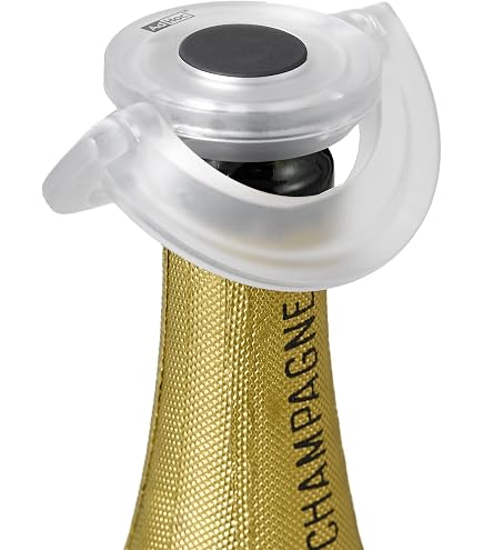 Pack De 2 Bouchons Champagne Garde-bulles Universels - En Acier Inoxydable Et Silicone Pour Conserver Vin Et Champagne | Sans Fuite, Réutilisable
