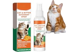 YUJINPU Cat Deterrent Spray,Anti Scratch Cat Spray,Cat Repellent Spray,Natural Cat Training Spray for Indoor & Outdoor Use,Anti-Scratch Indoor & Outdoor Training,Cat Repellant,Stop Cat Scratching Carpet