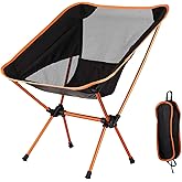 FYCAN Portable Compact Folding Chair with Carry Bag Lightweight Breathable Perfect for Outdoor Camping, Travel, Beach, Picnic