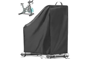 KEKAFU Spinning Bike Cover, Waterproof, 210D Oxford Full Tarpaulin, Suitable for Exercise Bike, Indoor Spinning Bike, Protective Case, Bike Dustproof, Winterproof