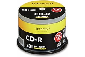 Intenso 1001125 CD-R 52x 50 Pack Cakebox