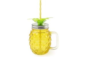 Excelsa Tropical - Vaso con pajita, cristal