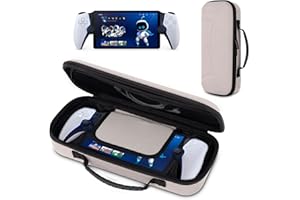 XINGFUDAO Case for PlayStation Portal Remote Player, PS5 Portal Carrying Case with Customized Storage Space, Waterproof Gming Console Bag with Mesh Pocket for Accessories