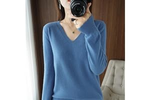 NIAN Autumn Winter Cashmere Sweater Women Keep Warm V-Neck Pullovers Knitting Sweater Fashion Korean Long Sleeve Loose Tops