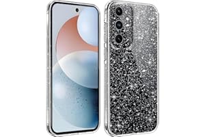 Anfire Handyhülle für Samsung Galaxy S25 5G Hülle Glitzer,Bling Glitter TPU Silikon Slim Case für Mädchen,Kameraschutz Stoßfest Transparent Schutzhülle für Samsung S25 Case,Durchsichtig