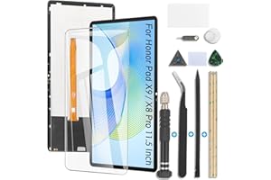 RongZy Screen Replacement for Honor Pad X9 (ELN-W09, ELN-L09) / X8 Pro 11.5 Inch LCD Touch Screen Internal Digitizer for Honor Pad X9/X8 Pro Display Replacement Assembly with Tools Kit(Black)